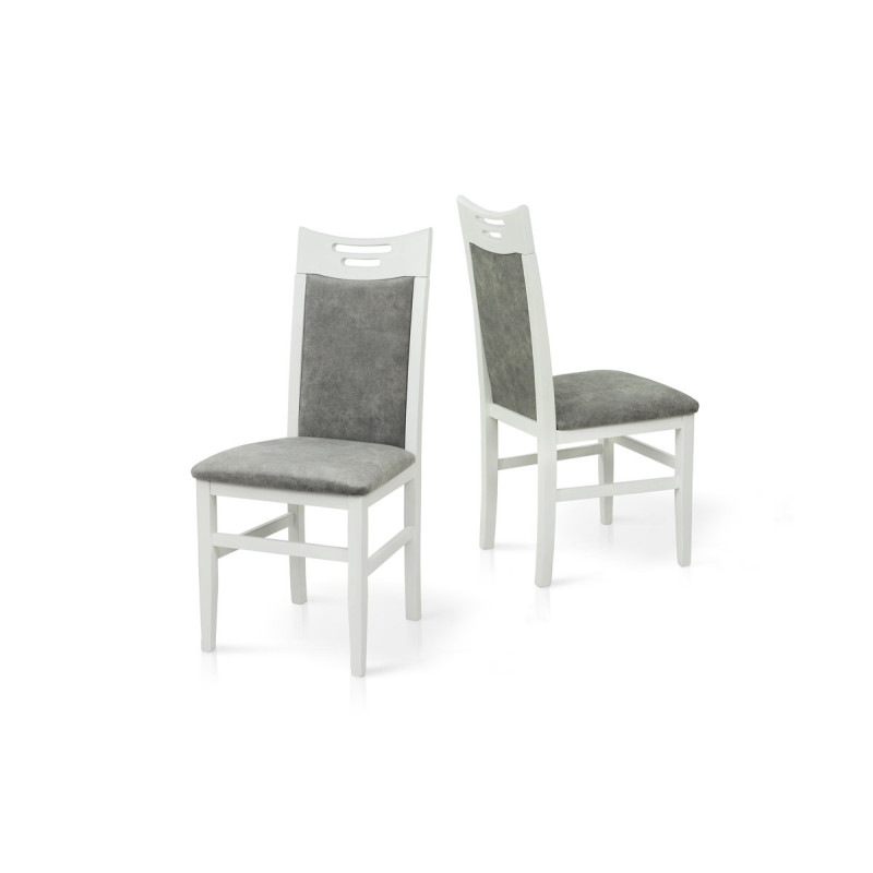 Стілець Юля (білий/Моррант 07 Лайт) (А0055816)