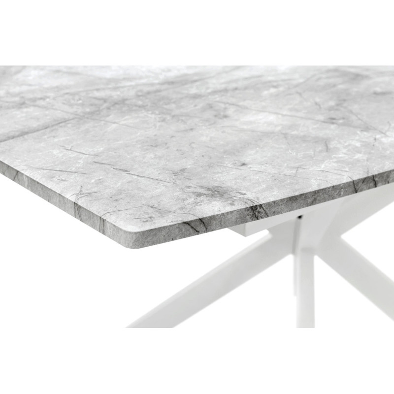 Стіл Річард 140(+40)*85 чорний метал/базальт (А0056168)