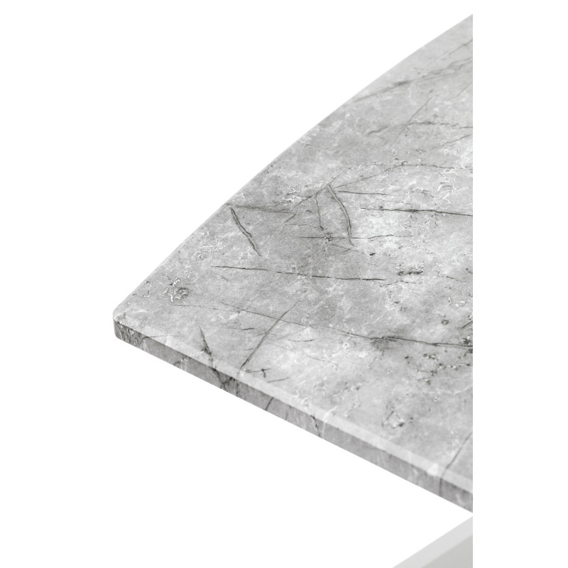 Стіл Річард 140(+40)*85 білий метал/базальт (А0056279)