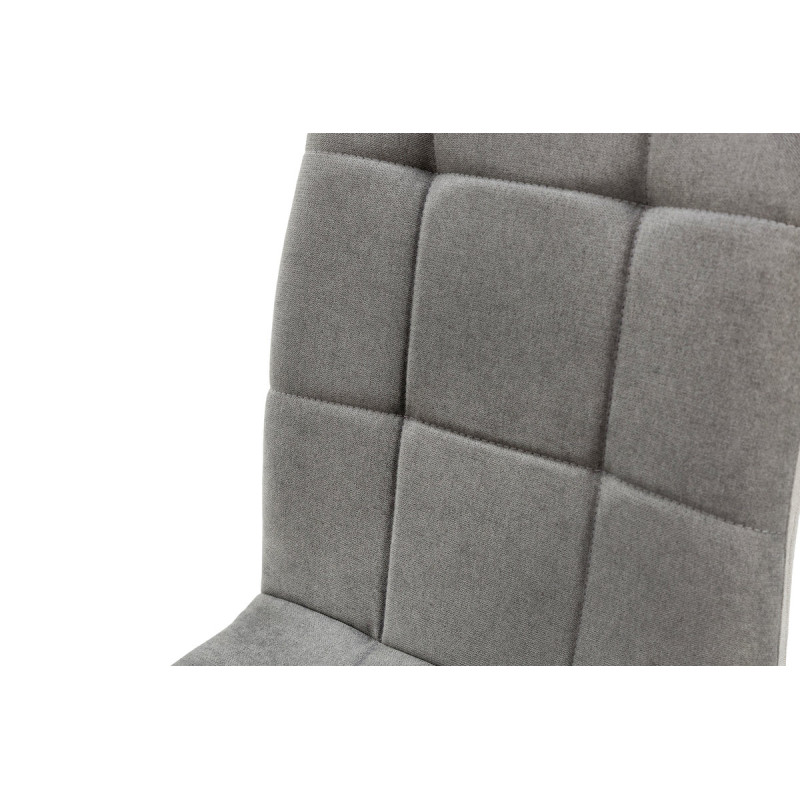 Стілець Трініті, метал чорний/ тканина темно сіра (А0056036)