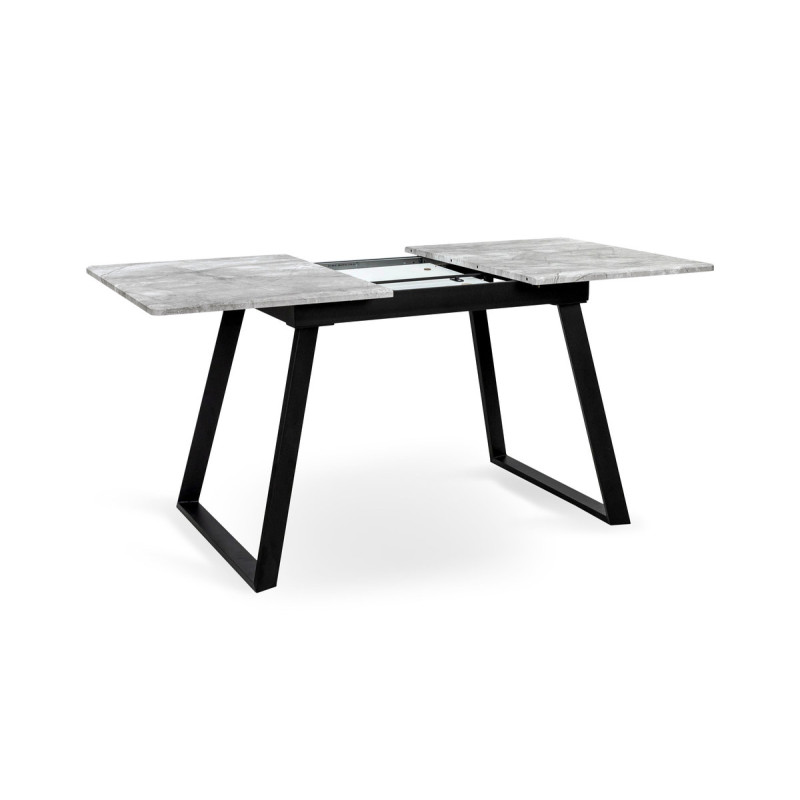 Стіл Тандем 120(+40)*75 чорний метал/базальт (А0057796)