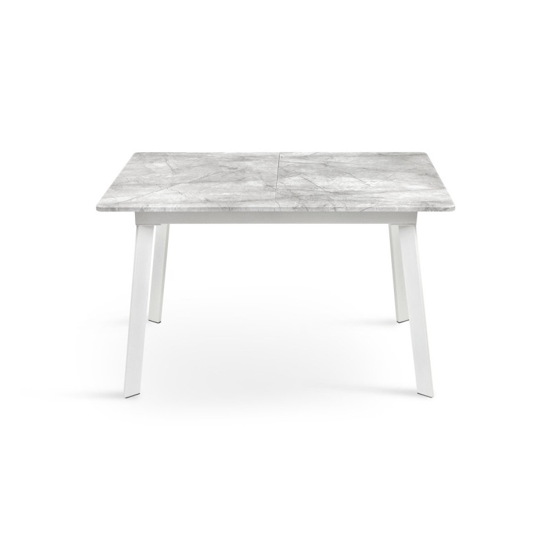 Стіл Етна 120(+40)*75 білий метал/базальт (А0056278)