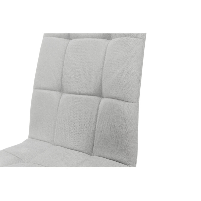 Стілець Трініті, метал чорний/ тканина світ-сіра-- (А0056037)