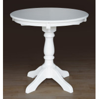 Стіл Чумак нерозкл (D=80), білий (А0020065)