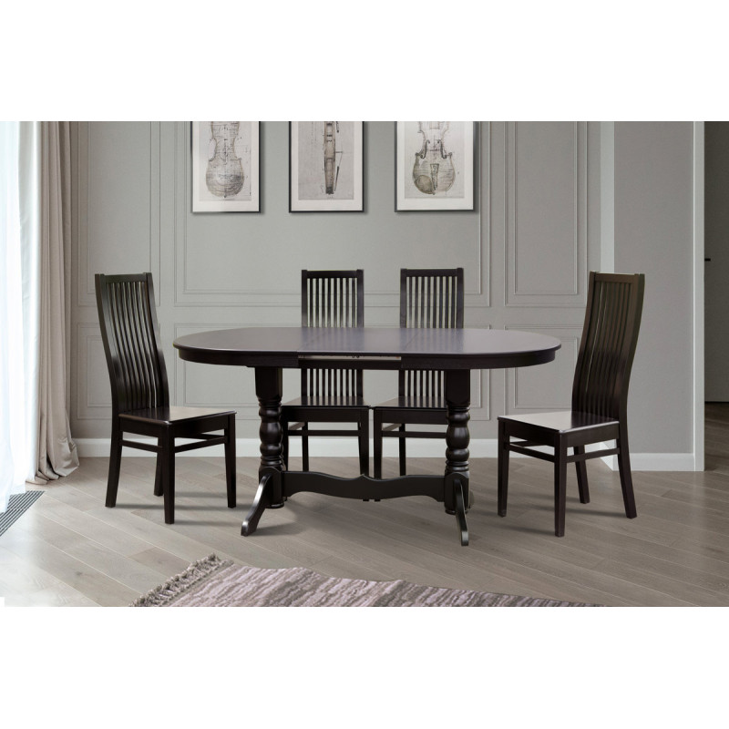 Стіл Говерла розкл (160+40)/90,венге матовий--- (А0047658)