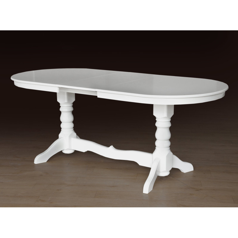 Стол Говерла-2 раскл (120+40)/80,белый (А0017693)