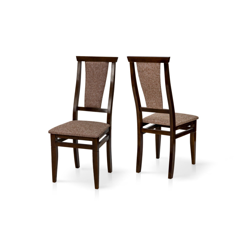 Стул обеденный Чумак, темный орех/Поло Браун (А0051385)