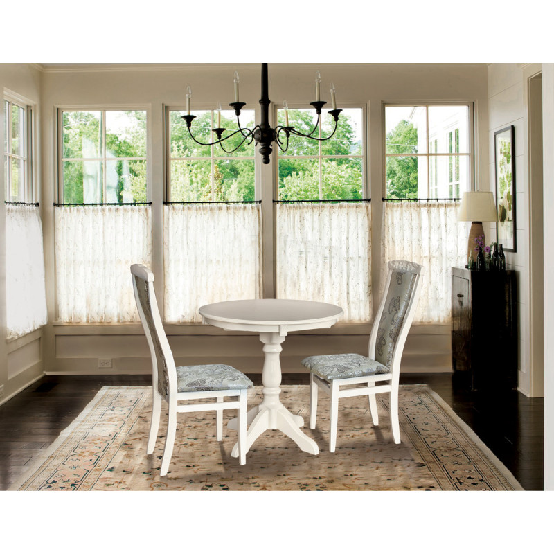 Стіл Чумак-2 розкл (D=80)+30), білий (А0019217)