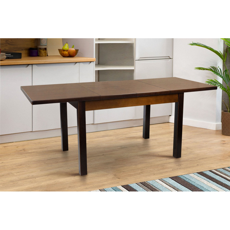 Стіл обідній Бронкс 120(+40+40)*80, темн.горіх (А0055725)