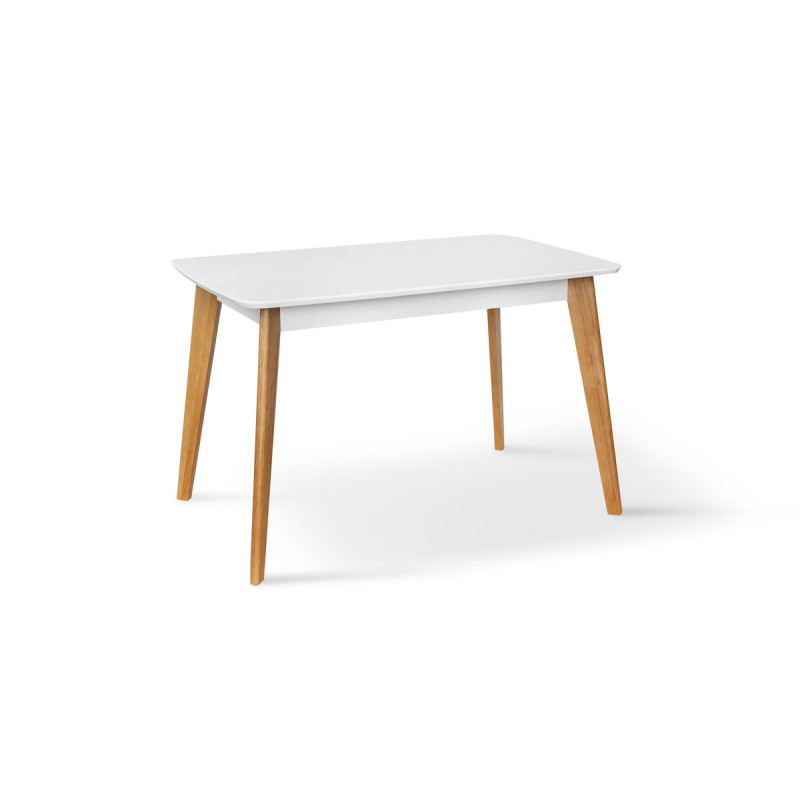 Стіл Модерн 120(160)*75, білий/натуральний (А0054739)