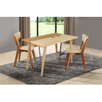 Стол Дублин (120/75) каркас натур/столешь орех--- (А0035751)