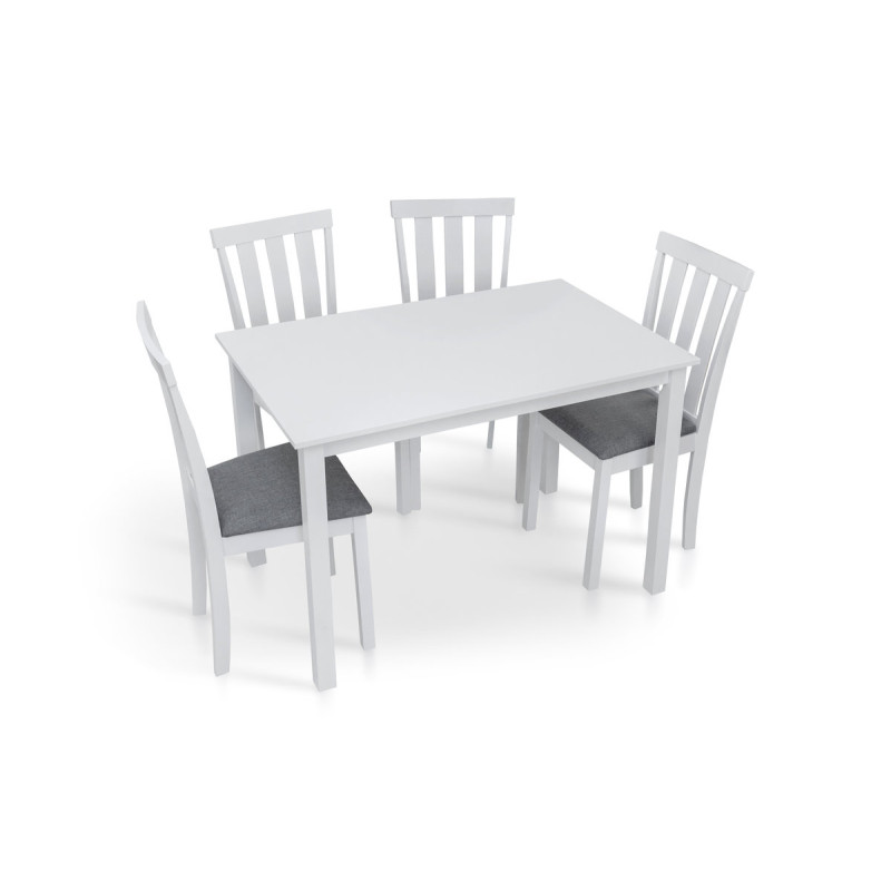 Комплект Юджин (1+4) Білий/WHITE (А0056114)