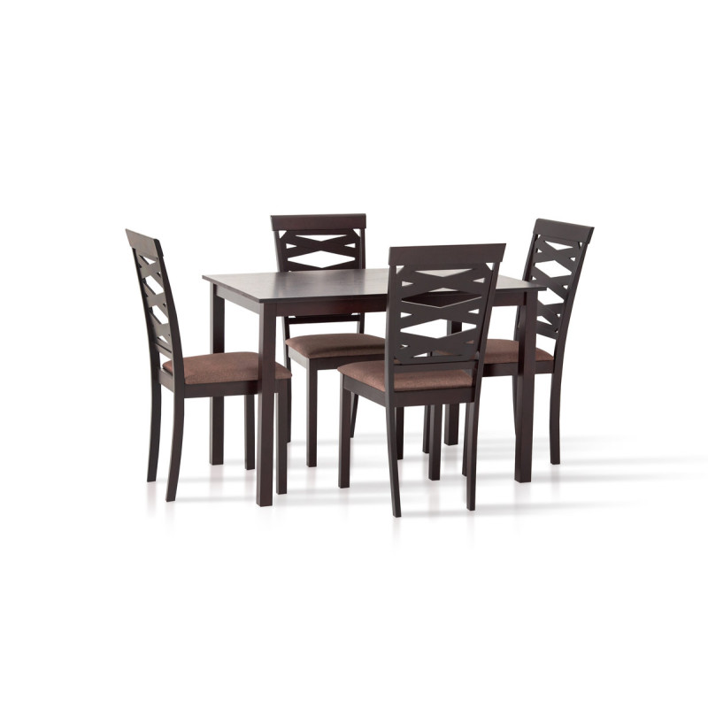 Комплект Бруклин (1+4) Венге-шоколад DARK CAPUCINO (А0049415)