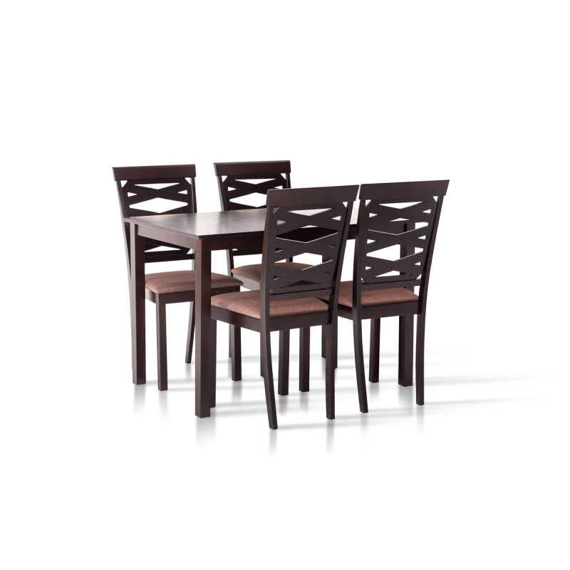 Комплект Бруклин (1+4) Венге-шоколад DARK CAPUCINO (А0049415)