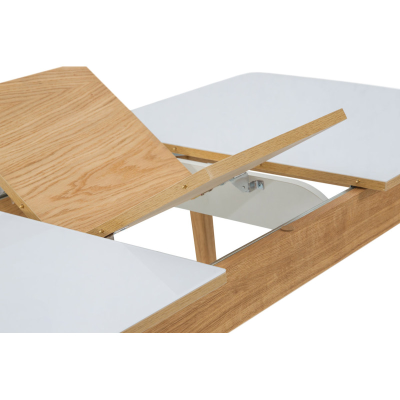 Стол Фиеста (110+350)*70, орех/белый (А0050128)