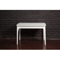 Стіл Фієста (110+35)*70, білий/білий (А0050127)