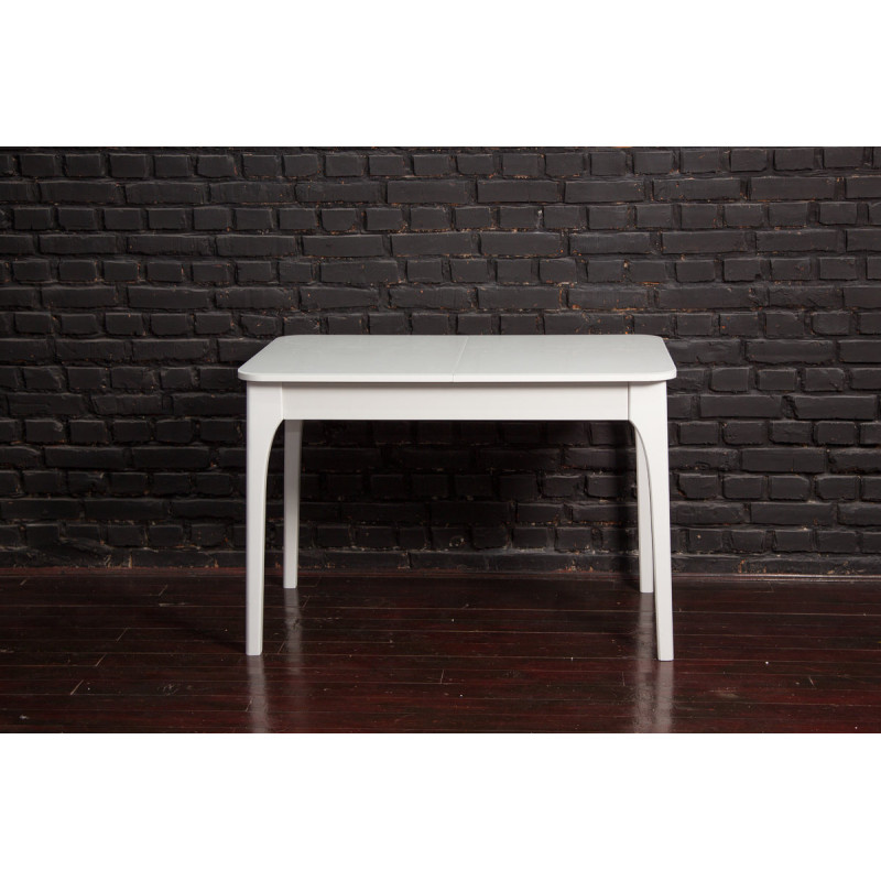 Стол Фиеста (110+35)*70, белый/белый (А0050127)