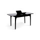 Стіл Фієста (110+35)*70, чорний/мрамор чорний (А0056354)