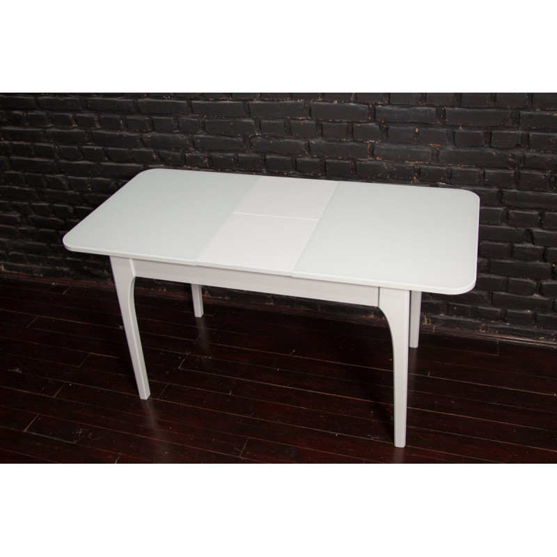 Стол Фиеста (110+35)*70, белый/белый (А0050127)