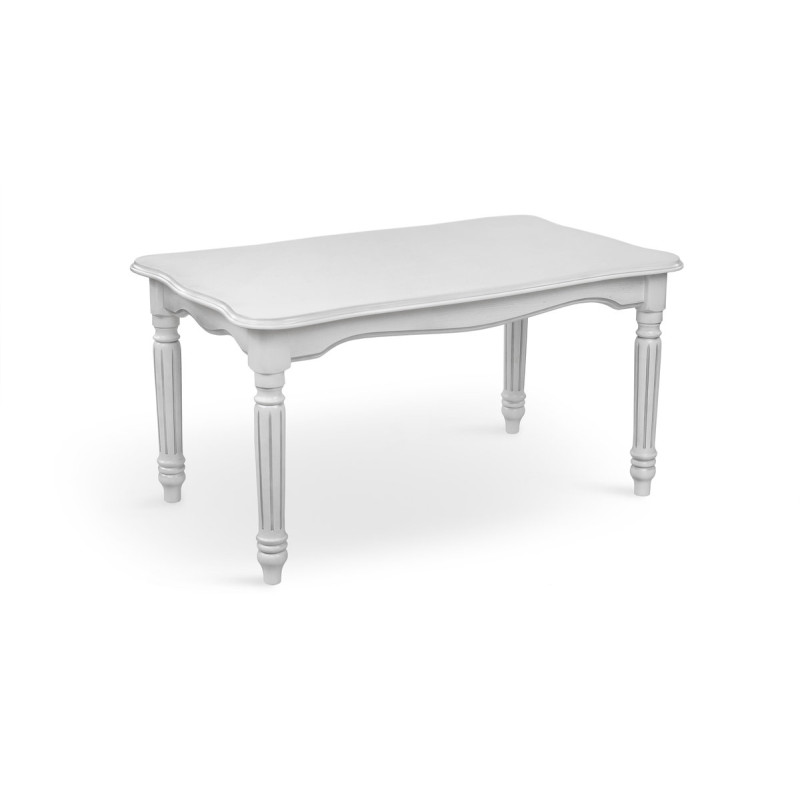 Стіл журнальний Венеціанський 100*60,біли+сріб пат (А0056784)