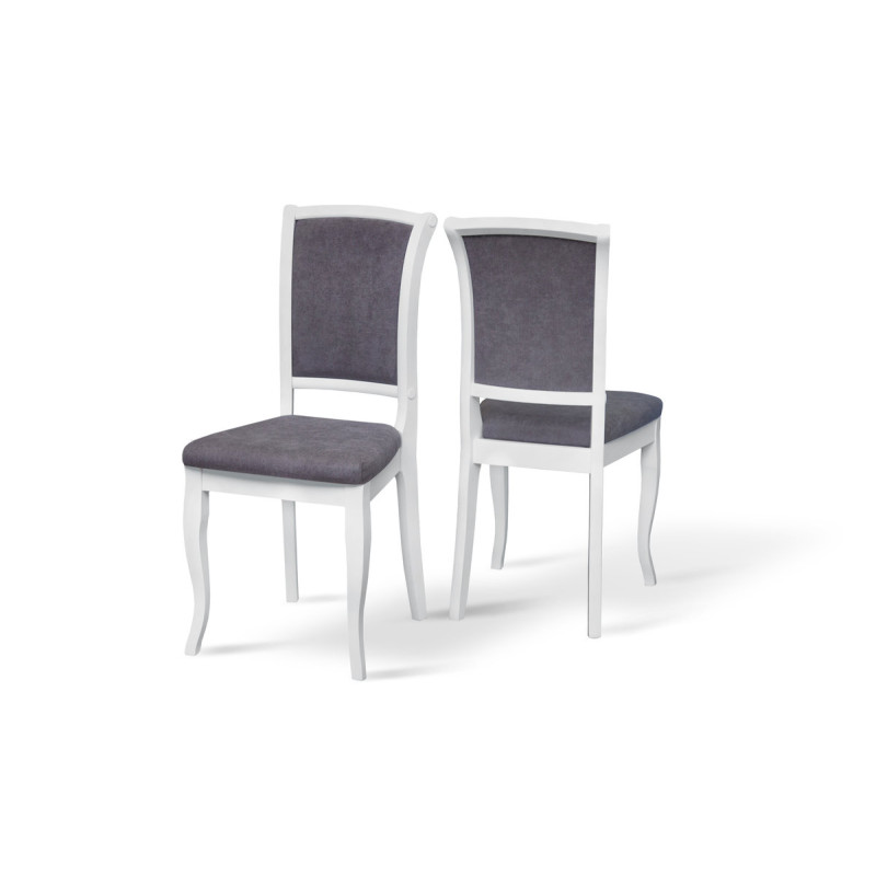 Стілець Маріо, білий/Alyaska 05 Shark (А0048214)