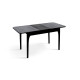 Стіл Фієста (110+35)*70, чорний/мрамор чорний (А0056354)
