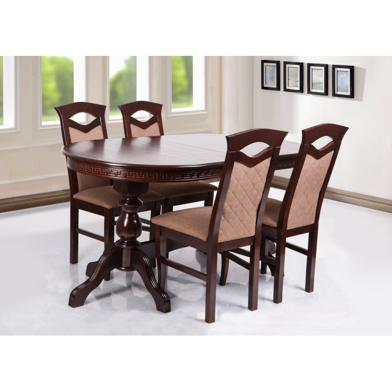 Стіл обідній Оскар Люкс (160+2*40)/90 венге-шок--- (А0022457)