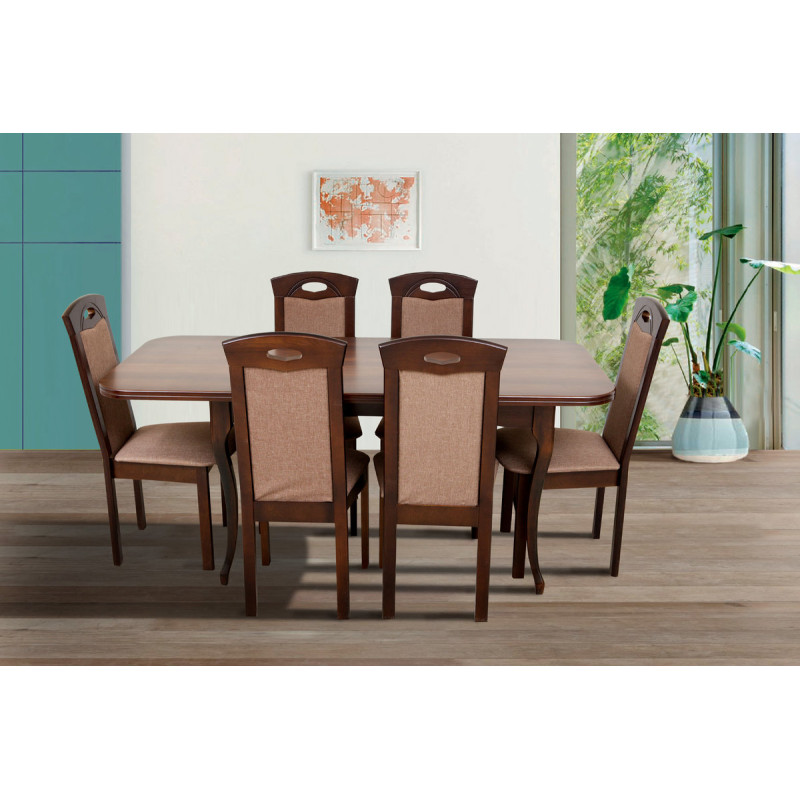 Стіл обідній Мартін (1300+400)*780, горіх темн. (А0021928)