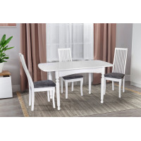 Стол обеденный Поло (1080+320)*730, белый (А0038732)