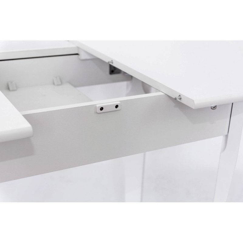 Стіл обідній Кантрі (930+300)*670, білий (А0041786)