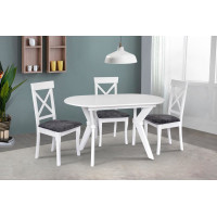 Стіл обідній Брайтон (1290+340)*810, білий (А0044579)