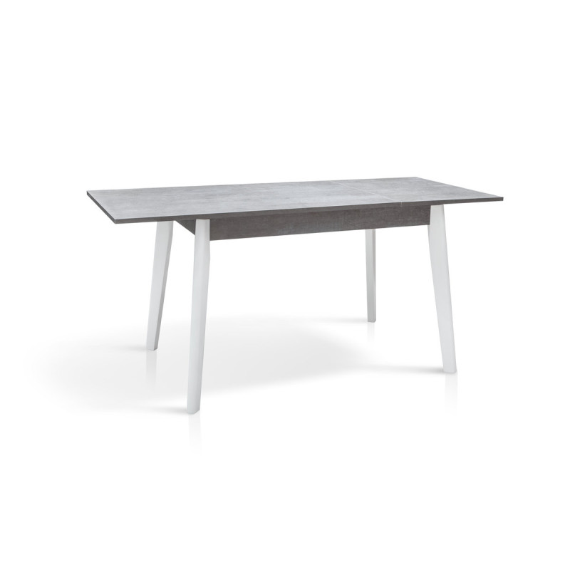 Стіл обідній ПОРТЛЕНД (1130+500)*695, сірий/білий (А0052420)