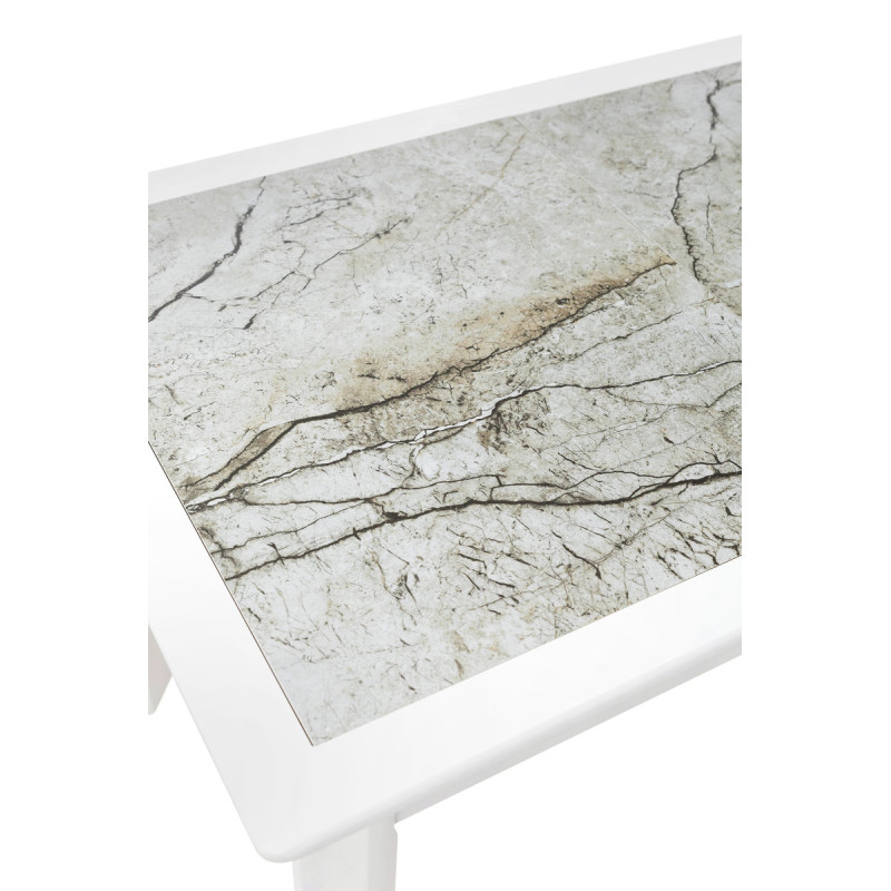 Стіл обідній Делі (1150+390)*740, білий (А0055817)