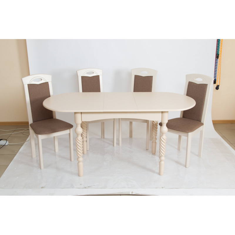 Стіл обідній Поло (1080+320)*730, беж.--- (А0022281)