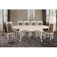 Стол обеденный Оливер (1500+500)*845, беж.--- (А0027330)