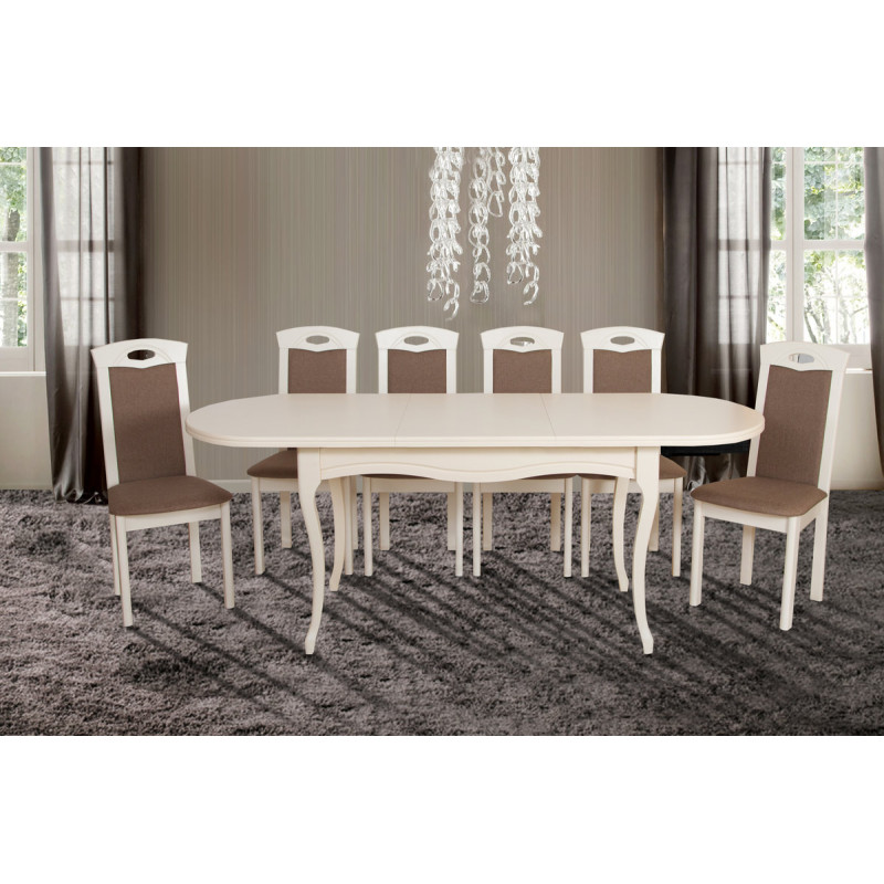 Стіл обідній Олівер (1500+500)*845, беж.--- (А0027330)