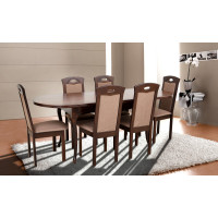 Обеденный стол Твист (1260+340)*810, орех темн. (А0021930)