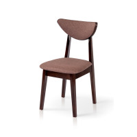 Стілець ОСТІН м'який, горіх темн/коричнева ткан (А0054325)