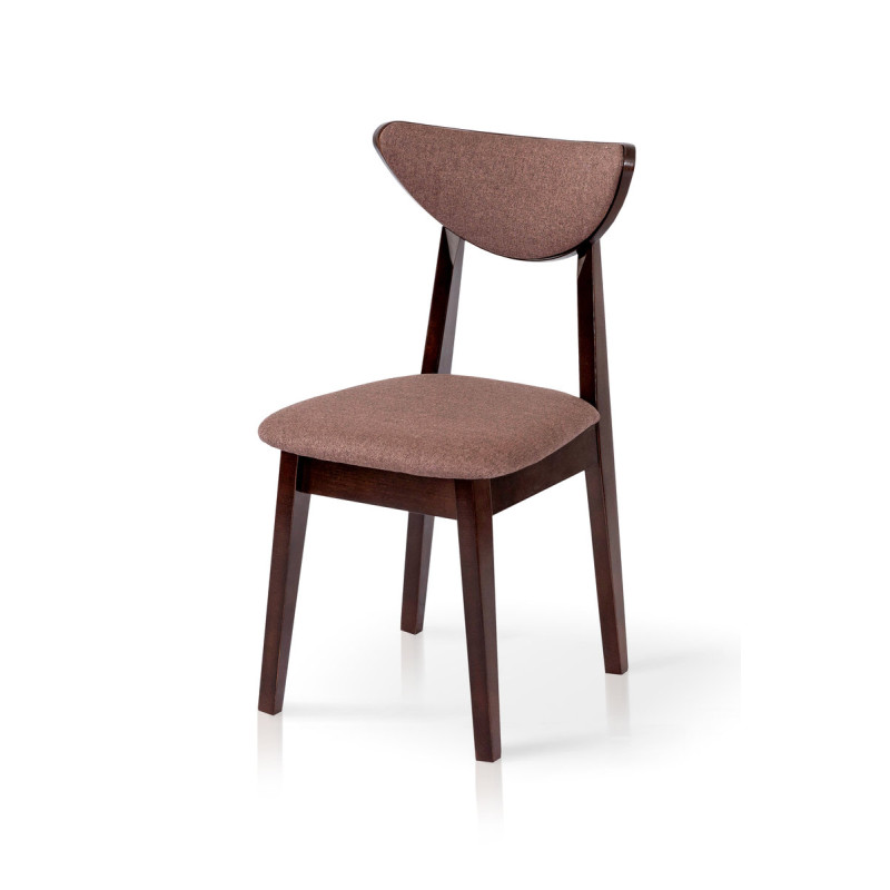 Стілець ОСТІН мякий, горіх темн/коричнева ткан (А0054325)