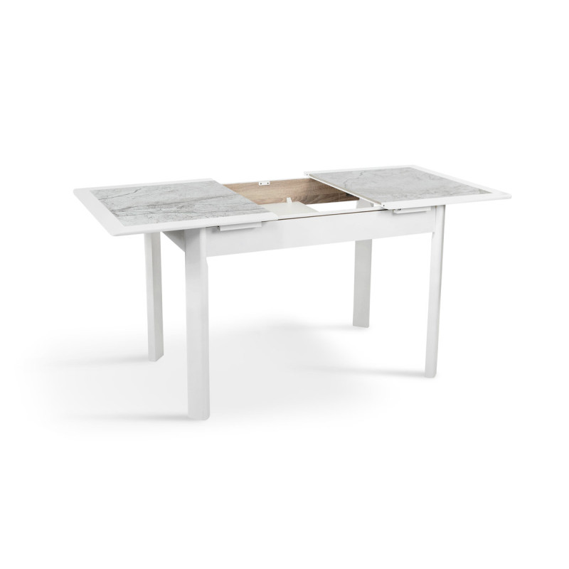 Стіл обідній Делі (1150+390)*740, білий (А0055817)