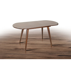 Обеденный стол Патрик (1290+340)*810, орех темн. (А0046900)