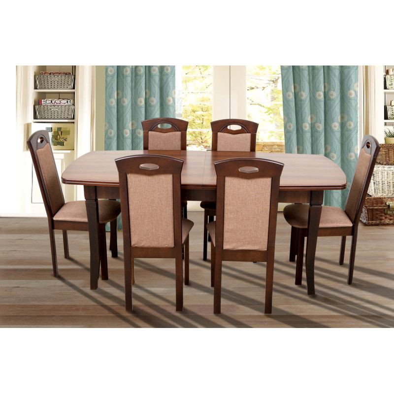 Обеденный стол Квартет (1800+500)*900 орех темн. (А0021933)