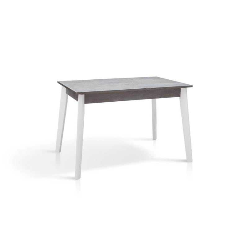 Стіл обідній ПОРТЛЕНД (1130+500)*695, сірий/білий (А0052420)