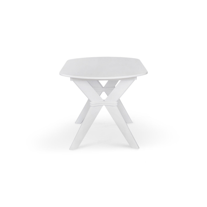 Стіл обідній Брайтон (1290+340)*810, білий (А0044579)