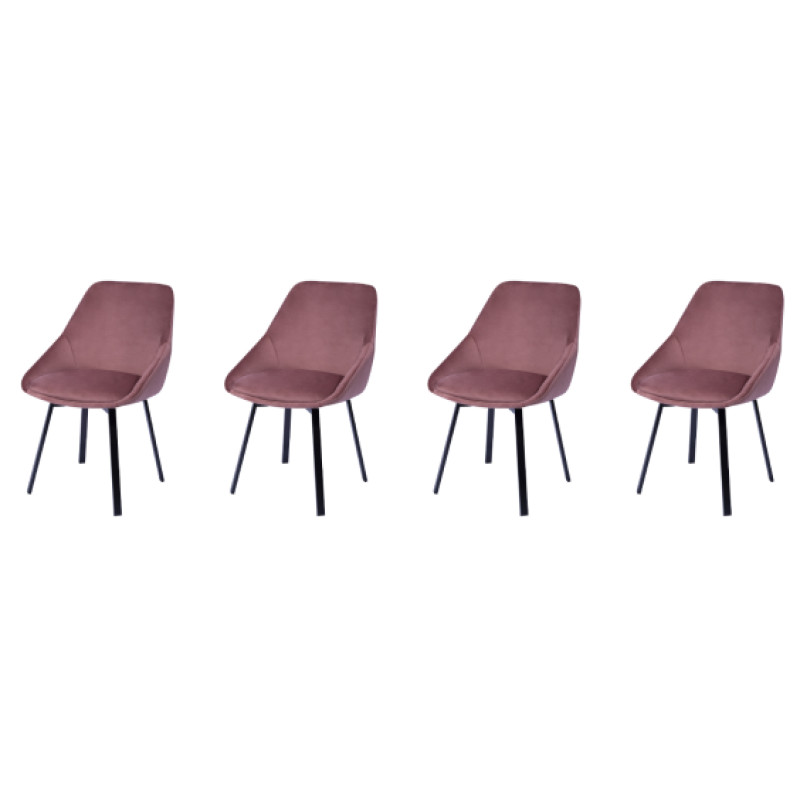 Комплект стільців UDC 8284 пудра 4 шт (15148)