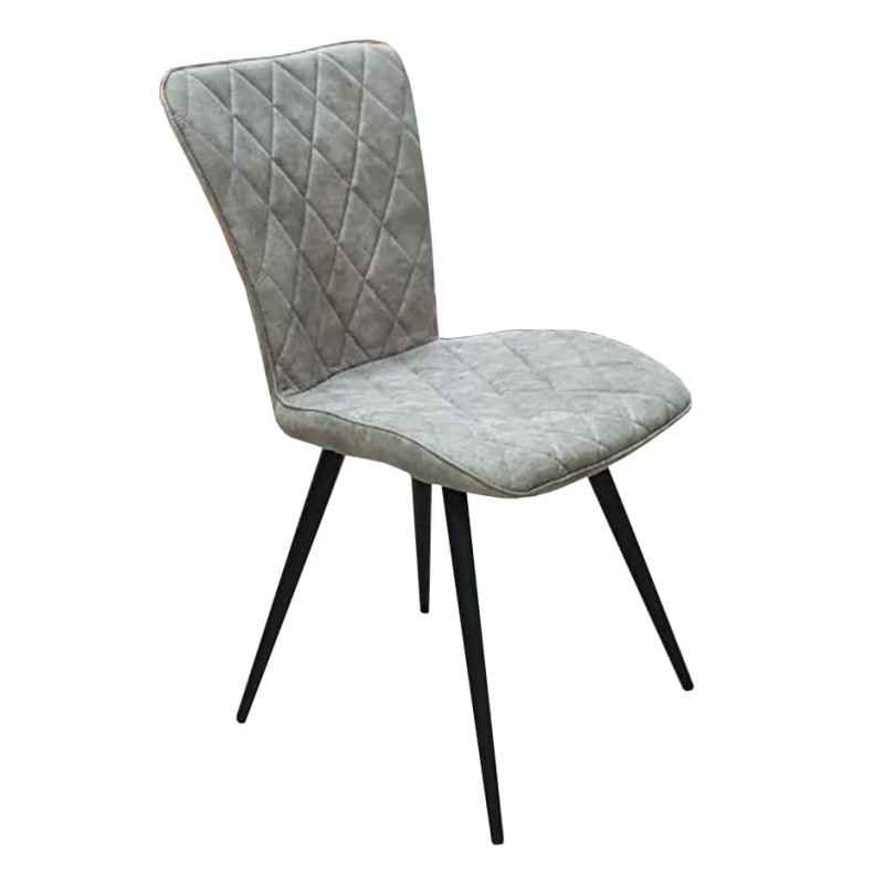 Стілець кухонний сірий тканина DC 9550KD (13821)