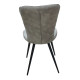 Стілець кухонний сірий тканина DC 9550KD (13821)