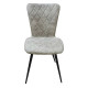 Стілець кухонний сірий тканина DC 9550KD (13821)