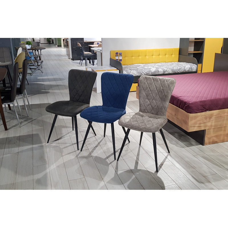 Стілець кухонний сірий тканина DC 9550KD (13821)