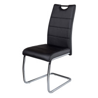 Стілець кухонний чорний шкірозамінник DC 638 (13928)